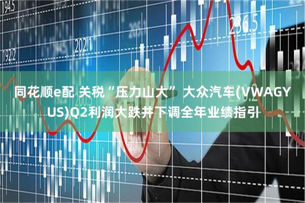 同花顺e配 关税“压力山大” 大众汽车(VWAGYUS)Q2利润大跌并下调全年业绩指引
